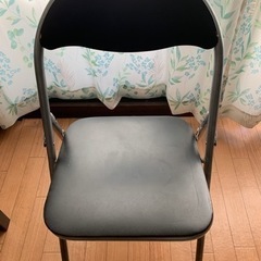 ダイニングテーブル　パイプ椅子3個　麻雀用　まとめ売りの画像