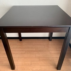 ダイニングテーブル　パイプ椅子3個　麻雀用　まとめ売りの画像
