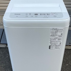 【RKGSE-914】特価！Panasonic/5kg/全自動洗濯機/NA-F50B15/中古/2021年製/当社より近隣地域無料配達