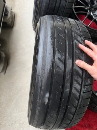 まだ募集中です！work M8R 19インチ 8.5J 5穴　PCD114.3 ＋45 245/35/19 タイヤホイール4本セット