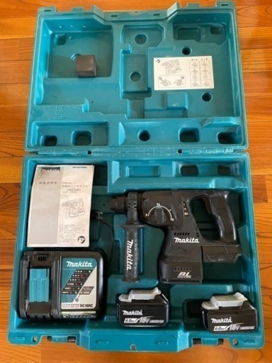 makita充電式ハンマードリルHR244DRGXB