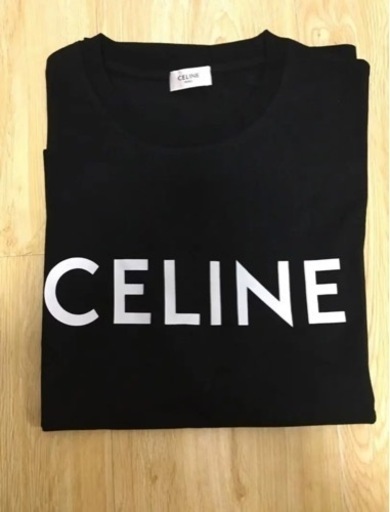 CELINE セリーヌ  スタッズ ロゴ Tシャツ   