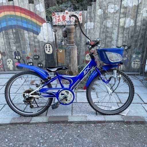 【3140】子供車　ブリヂストン　22インチ　9,400円（防犯・税込）