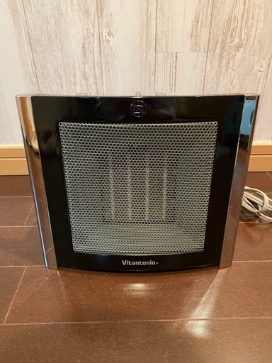 Vitantonio コンパクトセラミックヒーター ブラック VCH-1000-K