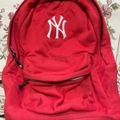 NY リュックサック赤