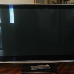 【受け渡し交渉中】無料　panasonic 50型　プラズマTV