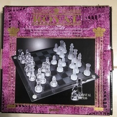 ☆クリスタルグラス☆チェス☆ROYAL☆新品未使用☆