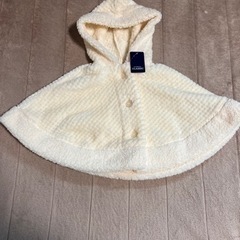 【新品未使用品】ベビー ポンチョ ケープ　サイズ80〜95の画像