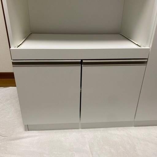 美品！ニトリ　レンジ台　フォルムN RE9090 WH