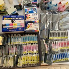 処分品 エプソン IC５０互換インク(一部純正品)を、まとめての...
