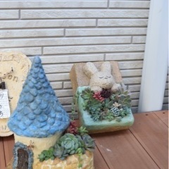モルタルデコ&寄植え教室の画像