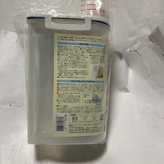 密閉米びつ パッキン付 2kg 保存容器1個 アスベルの画像