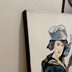 NAVYキャンバスアートの画像