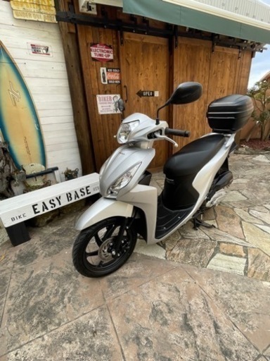 ホンダ　DIO110  JF58　配送可　上質　ディオ110　ワンオーナー　まるで新車　リアボックス付き　2019年式　低走行　県内無料配送