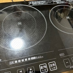 IH クッキングヒーター 2口 アイリスオーヤマの画像