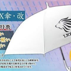 FRP素材  新品　未使用　未開封　非売品　ライオンFX　傘　