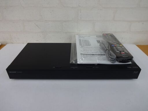 SHARP　シャープ　ブルーレイレコーダー　2B-C05DW1　500GB　2番組同時録画　地上デジタル×2、BS/CSデジタル×2