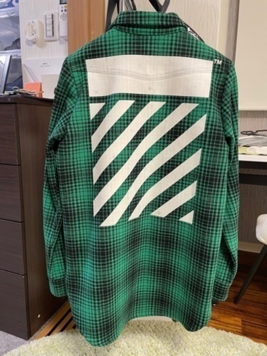 【美品】OFF-WHITE オフホワイト　シャツジャケット①
