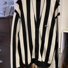 【美品】シュプリーム ✖️ラコステ　コラボ　ウールカーディガン①