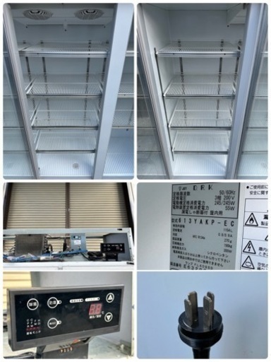 大和冷機/ダイワ　業務用　リーチインショーケース　１１５４L　三相２００Ｖ　直接引き取り品　大阪府　６１３ＹＡＫＰ－ＥＣ
