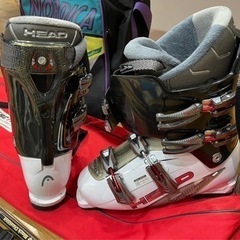 ショートスキー/ニシザワ/ブーツ28-28.5HEAD/ケース付の画像