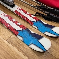 ショートスキー/ニシザワ/ブーツ28-28.5HEAD/ケース付の画像