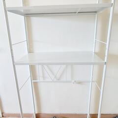 収納ラック 棚板2段・伸縮タイプ(状態良)