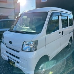 26年　サンバーバン　5MT  ハイゼットOEM  現在黒ナンバー　リースも可能の画像