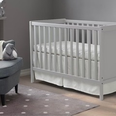 決まりました！IKEA ベビーベッド　マットレス、シーツ、ベッド...