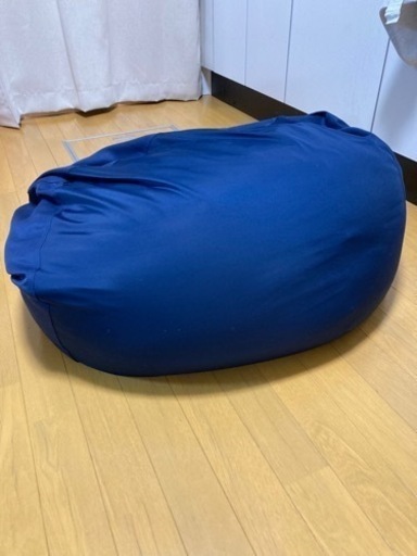 ニトリ　ビーズソファー　カバーセット　ネイビー