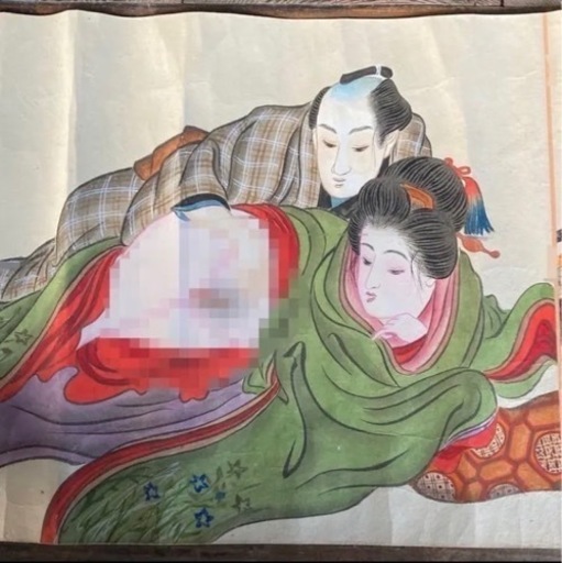 春画 日本画 絵巻物 巻物 肉筆