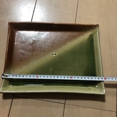 信楽焼き　大皿の画像