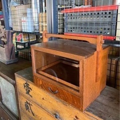 珍品！キッチン収納岡持おかもち アンティーク昭和家具レトロ家具の画像