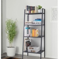 IKEA シェルフ　棚　ダークグレーの画像