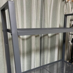 IKEA シェルフ　棚　ダークグレーの画像