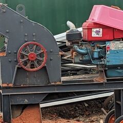 瓦割機　粉砕機　破砕機　瓦専用で　貸します。 - 旭市