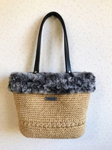 新品未使用 ファー　ショルダーバッグ