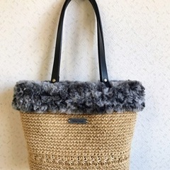 新品未使用 ファー　ショルダーバッグ