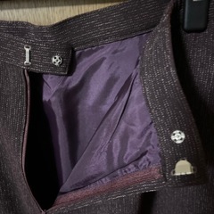 ロングスカート紫の画像