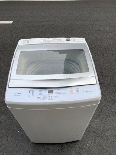 ?アクア洗濯機７kg ２０２１年?大阪市内配達設置無料??保証有り