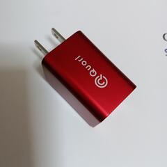 ★商談中★■新品■USBx２ポート5V2.4Aレッド