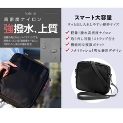 サコッシュ クラッチバッグ 2WAY マザーズバッグ オムツ替えシートの画像