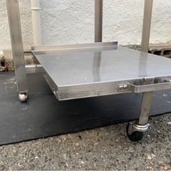 業務用 作業台 スライド台付き 幅695×奥行700×高さ800