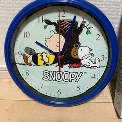 スヌーピー　壁掛け時計　
