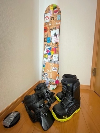 子供　スノーボード　ブーツ　SLQ セット　120cm