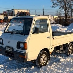 スバル サンバー トラック4WD EL付き4MT 前期型 S63の画像