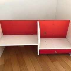 勉強机の書棚部