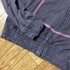 アディダス☆グレーピンクパーカー☆S お買い得の画像