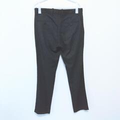 【訳アリ 63%OFF】GAP メンズ ヘリンボーン パンツ L グレーの画像
