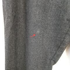 【訳アリ 63%OFF】GAP メンズ ヘリンボーン パンツ L グレーの画像